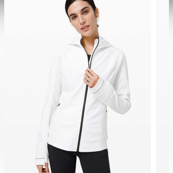 Lululemon Cross Chill Jacket White Size 8 - Picture 1 of 5